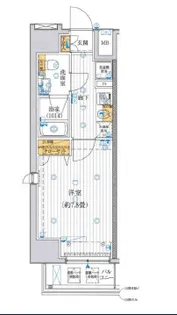 プレール・ドゥーク有明【5階】の間取り
