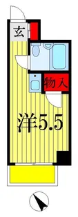 フェリス西千葉【3階】の間取り