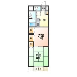 プロシードミュー【2階】の間取り