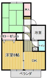 シルクタウン富岡 B棟【2階】の間取り