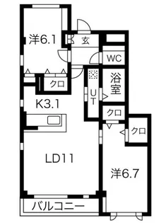 stock『ストック』【2階】の間取り