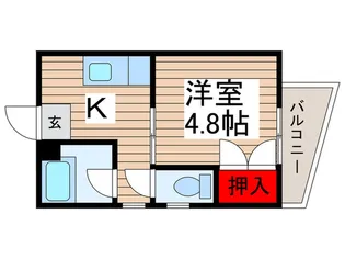 堀家第二ビル【3階】の間取り