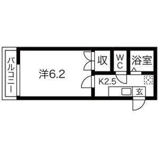ビューパレス長町【4階】の間取り