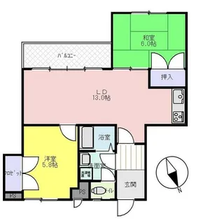 アリーナI【2階】の間取り