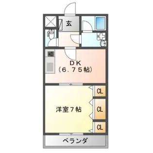 Vulcan城山【3階】の間取り