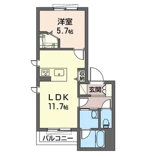 アンビエラ【1階】の間取り