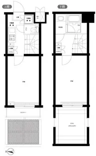 ルーブル早稲田六番館【1階】の間取り