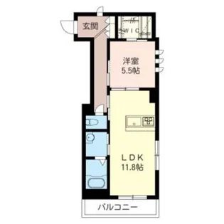 グランエイト 新都心【3階】の間取り