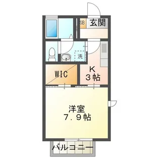 レクエルドサオリII A棟【2階】の間取り