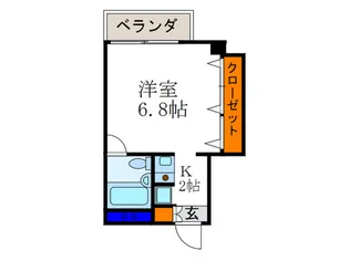 第2百合マンション【4階】の間取り