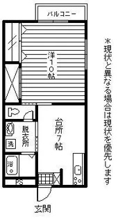 ハイツ池田【1階】の間取り