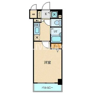 フェニックス新橋【7階】の間取り