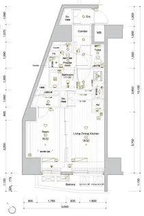 PREMIUM CUBE G 後楽園【7階】の間取り