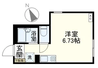 カンプ・ノウ TOTSUKA【3階】の間取り