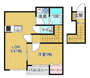 ソラリオ(南側)【2階】の間取り