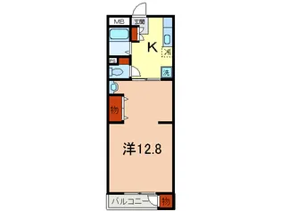 平野マンションI【4階】の間取り