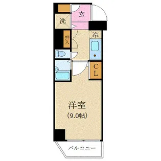 カスタリア新宿【12階】の間取り