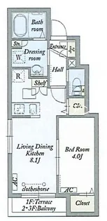 My Style vintage 町屋【3階】の間取り