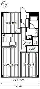 第3メゾン小茂根【4階】の間取り
