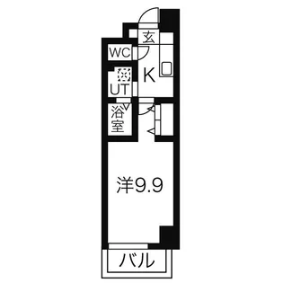 リシュドール鶴舞公園【2階】の間取り