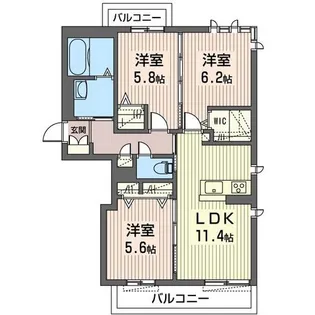 ShaMaison ビューテラスD【3階】の間取り