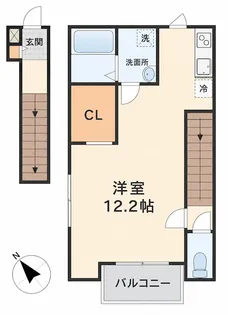 谷津高台の家【2階】の間取り