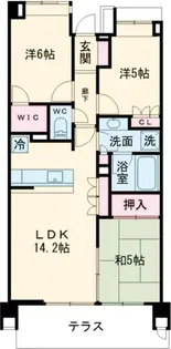 ライオンズ北小岩レジデンス【3階】の間取り