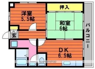 ラフォーレ弐番館【3階】の間取り