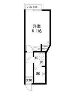 N プリムローズ不動前【1階】の間取り