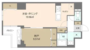 Reframe 5 早稲田【6階】の間取り
