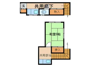 細谷方【2階】の間取り
