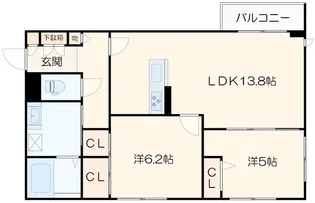 リュミエール【3階】の間取り