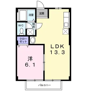 ロイヤルヒルズ【2階】の間取り