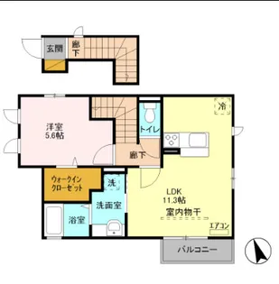 スペランツァ【2階】の間取り