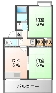ハイツN【1階】の間取り