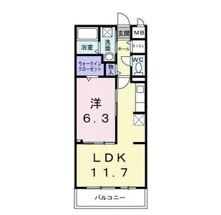 サンガーデン.M【2階】の間取り