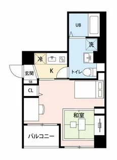 マイナビSTAYグレース菊川【6階】の間取り
