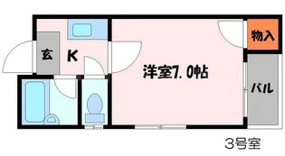 ラ・エトワール【3階】の間取り