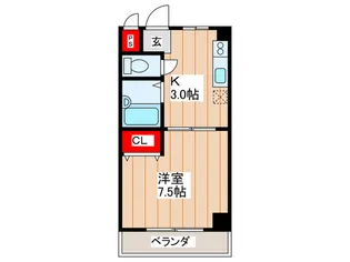 メゾンモリオカ【2階】の間取り