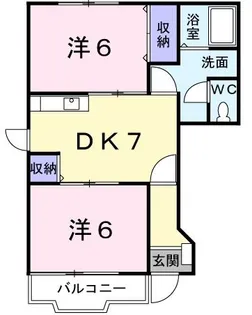 ピュアクエストB【1階】の間取り