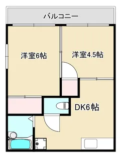 プラザガルダ1【2階】の間取り