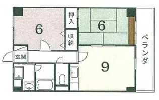 グランシティ西大路【3階】の間取り