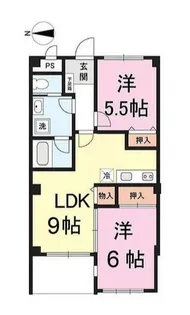 プルニエ5【1階】の間取り