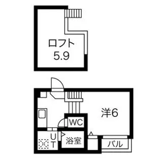 ソアレ大曽根【2階】の間取り
