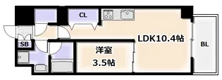 KG ソフィア アベノ播磨町【8階】の間取り