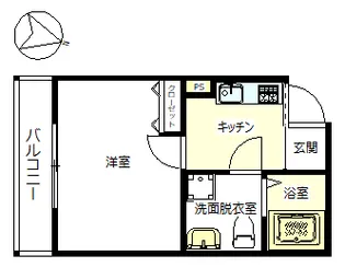 ブルックリンヒルズ【2階】の間取り