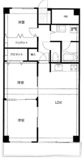 コープ野村本川【2階】の間取り