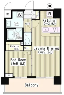 エディアン目黒本町【3階】の間取り