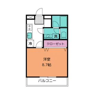 ボナーシュモア I【4階】の間取り