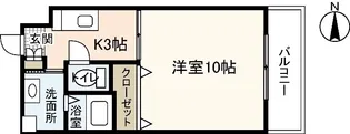 Pension大塚西【6階】の間取り